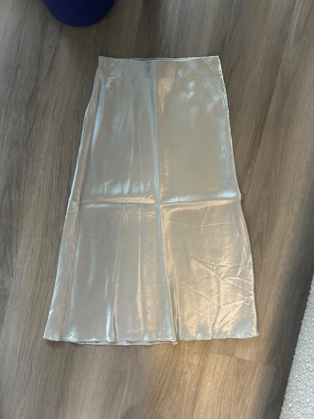 Artizia Bobaton Slip Satin Maxi Skirt 2 Silver
